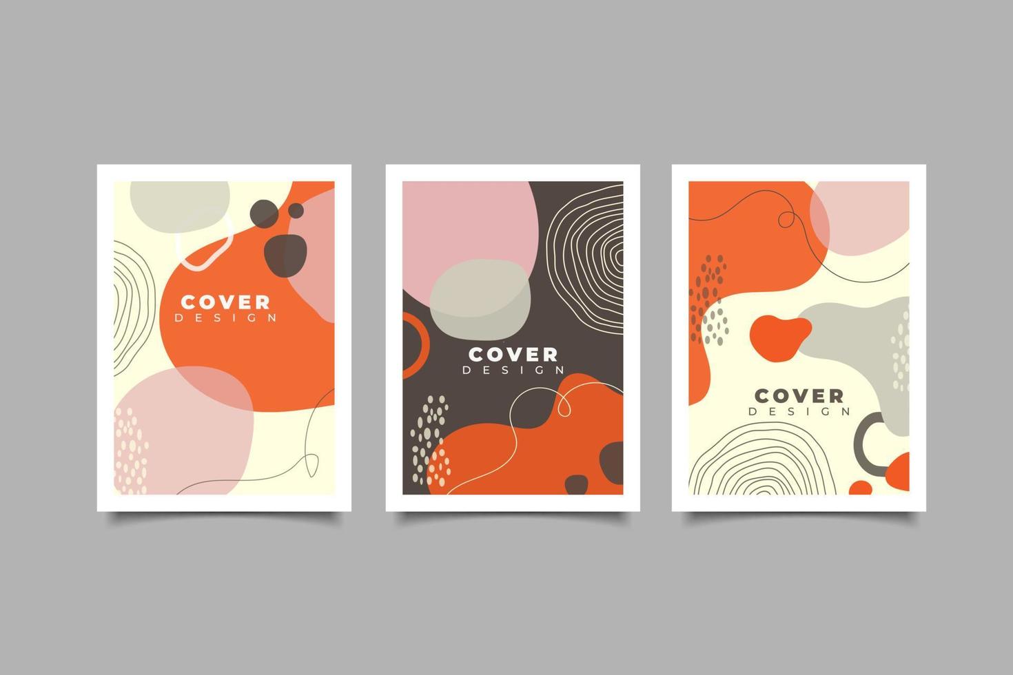 abstract cover template collection vector