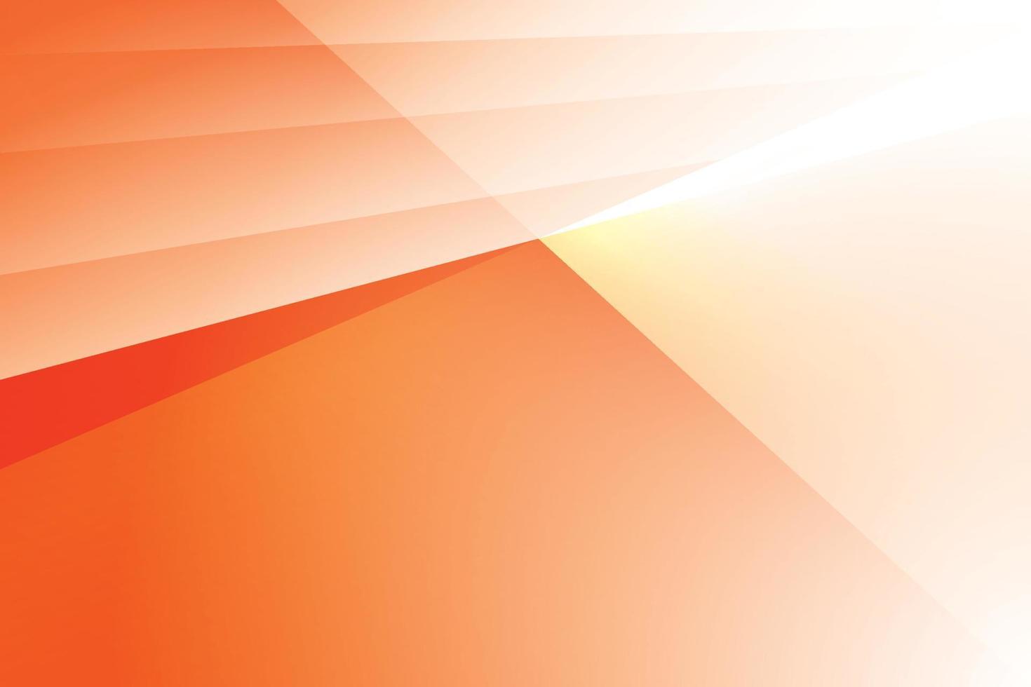 Abstract orange and white color background with geometric shape. Vector illustration.