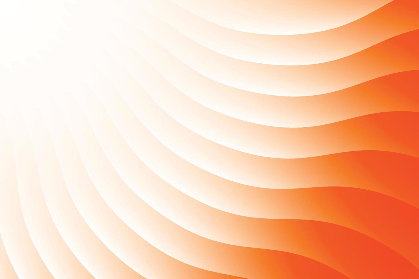 Fondo abstracto de color naranja y blanco con forma geométrica. ilustración vectorial. vector