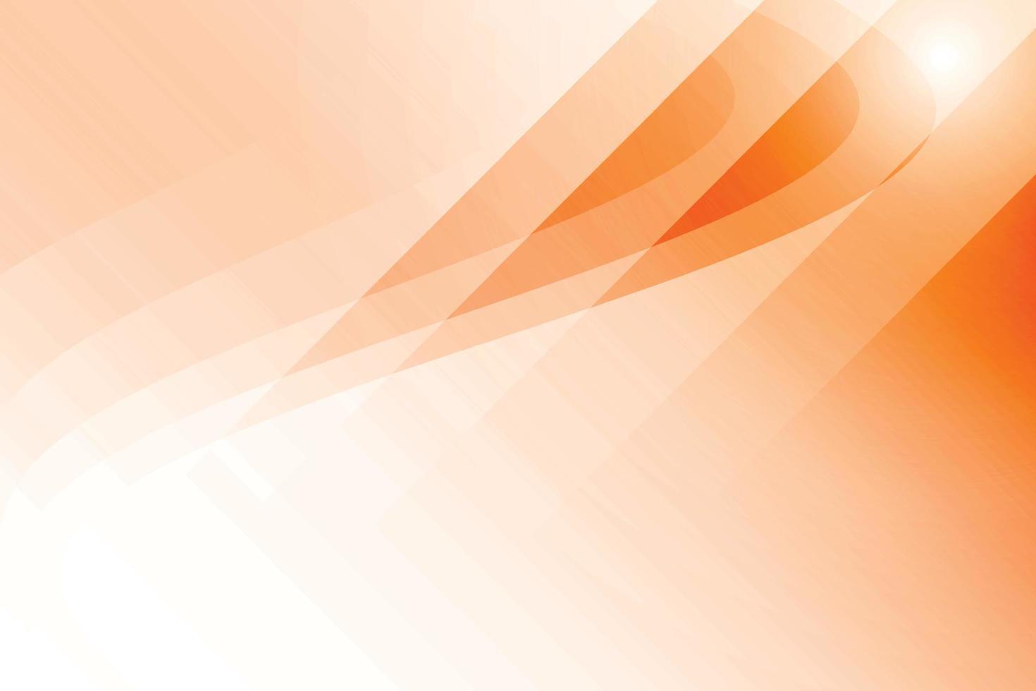 Abstract orange and white color background with geometric shape. Vector illustration.