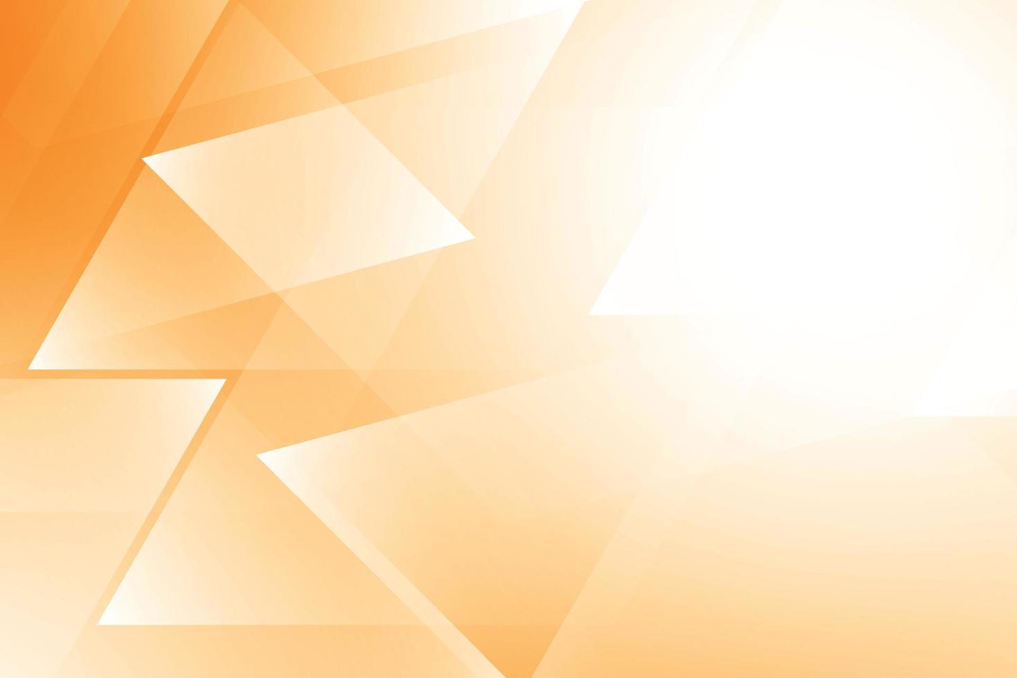 Abstract orange and white color background with geometric shape. Vector illustration.