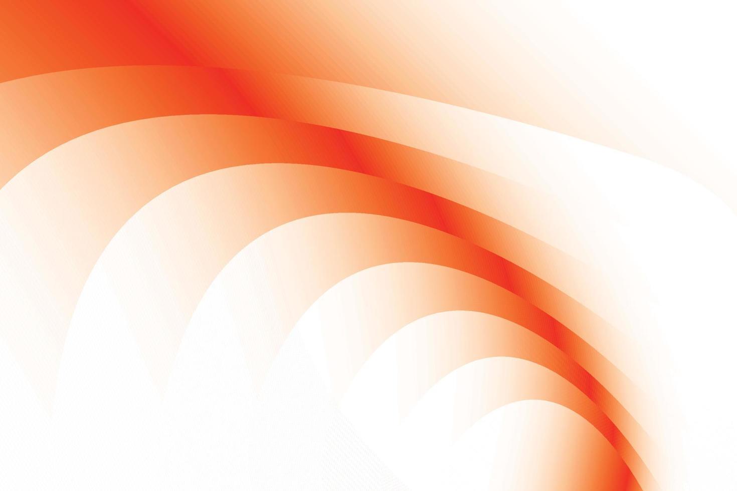 Fondo abstracto de color naranja y blanco con forma geométrica. ilustración vectorial. vector