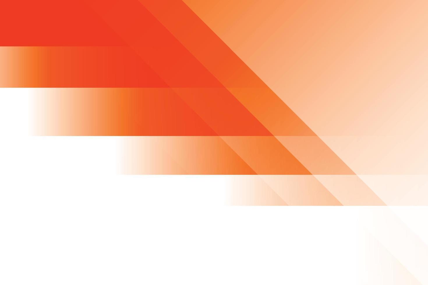 Abstract orange and white color background with geometric shape. Vector illustration.