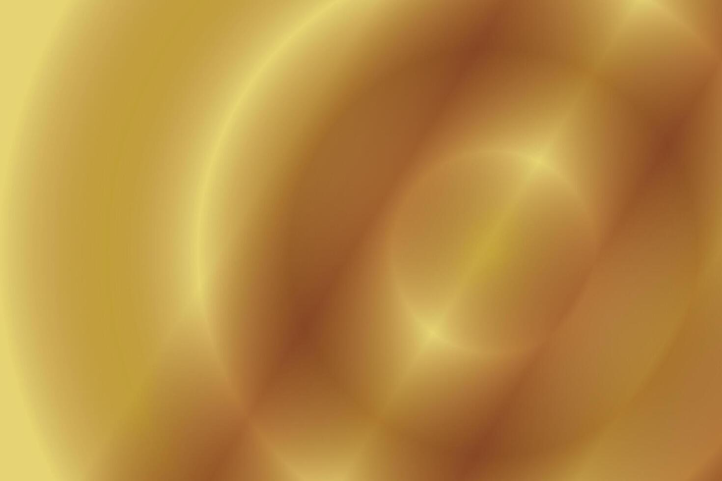 Gold abstract gradient background, spotlight pattern. Vector illustration.