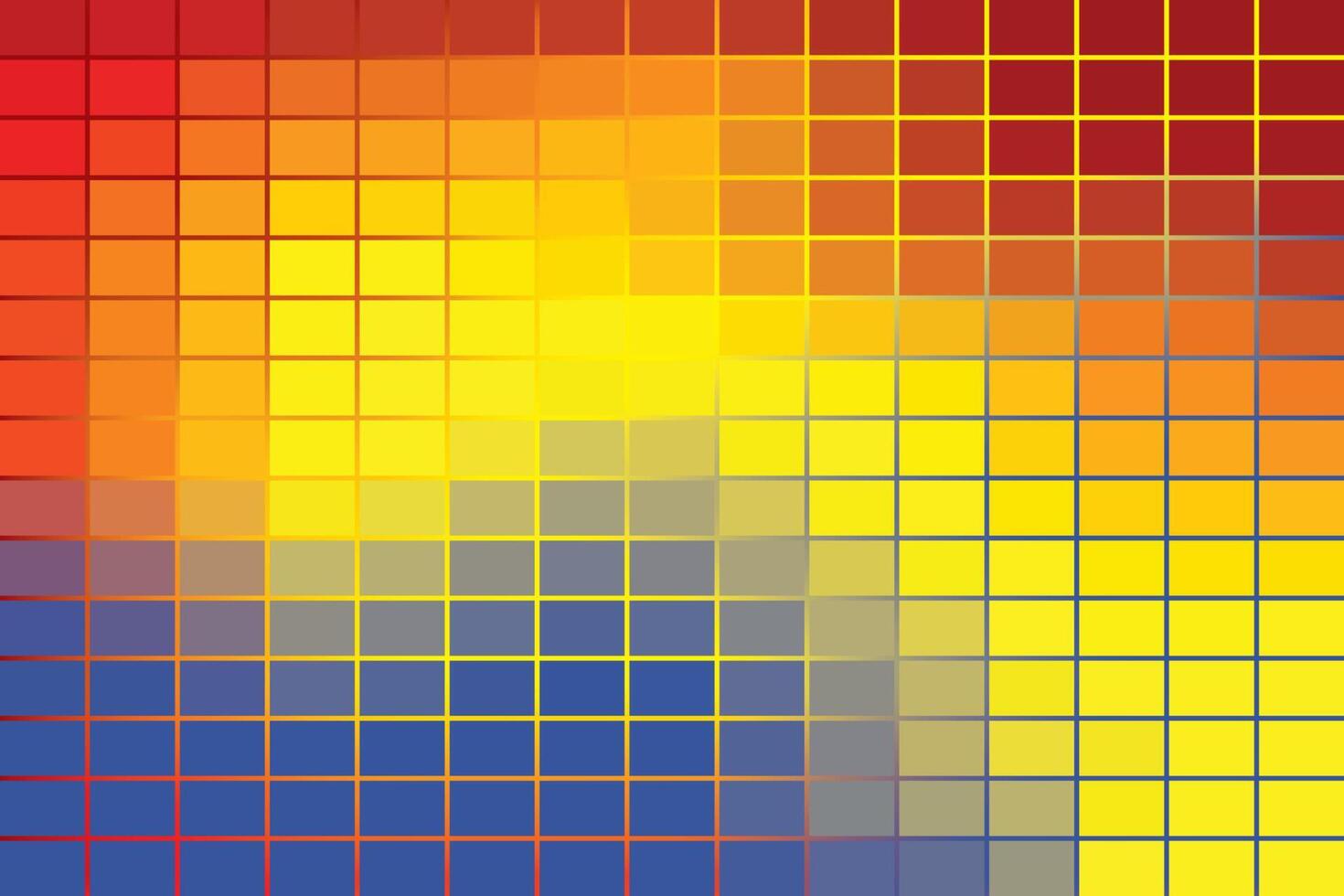 Primary colors background, blue, red, and yellow, geometric rectangle shape. Vector illustration.