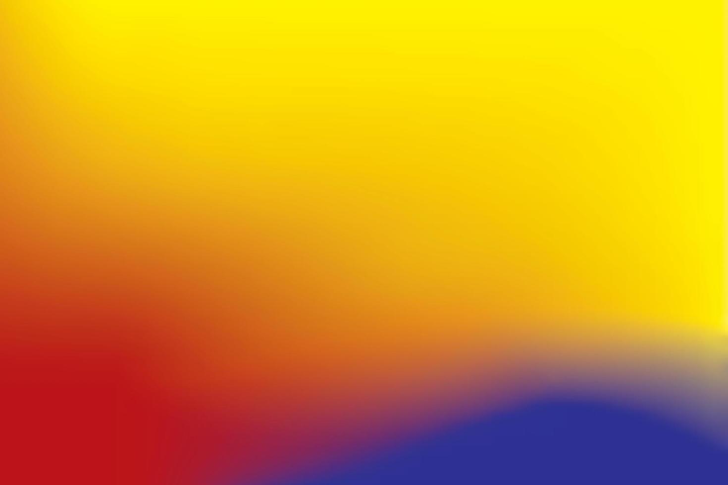 Abstract gradient background. Primary colors,  blue, red, and yellow. Vector illustration.