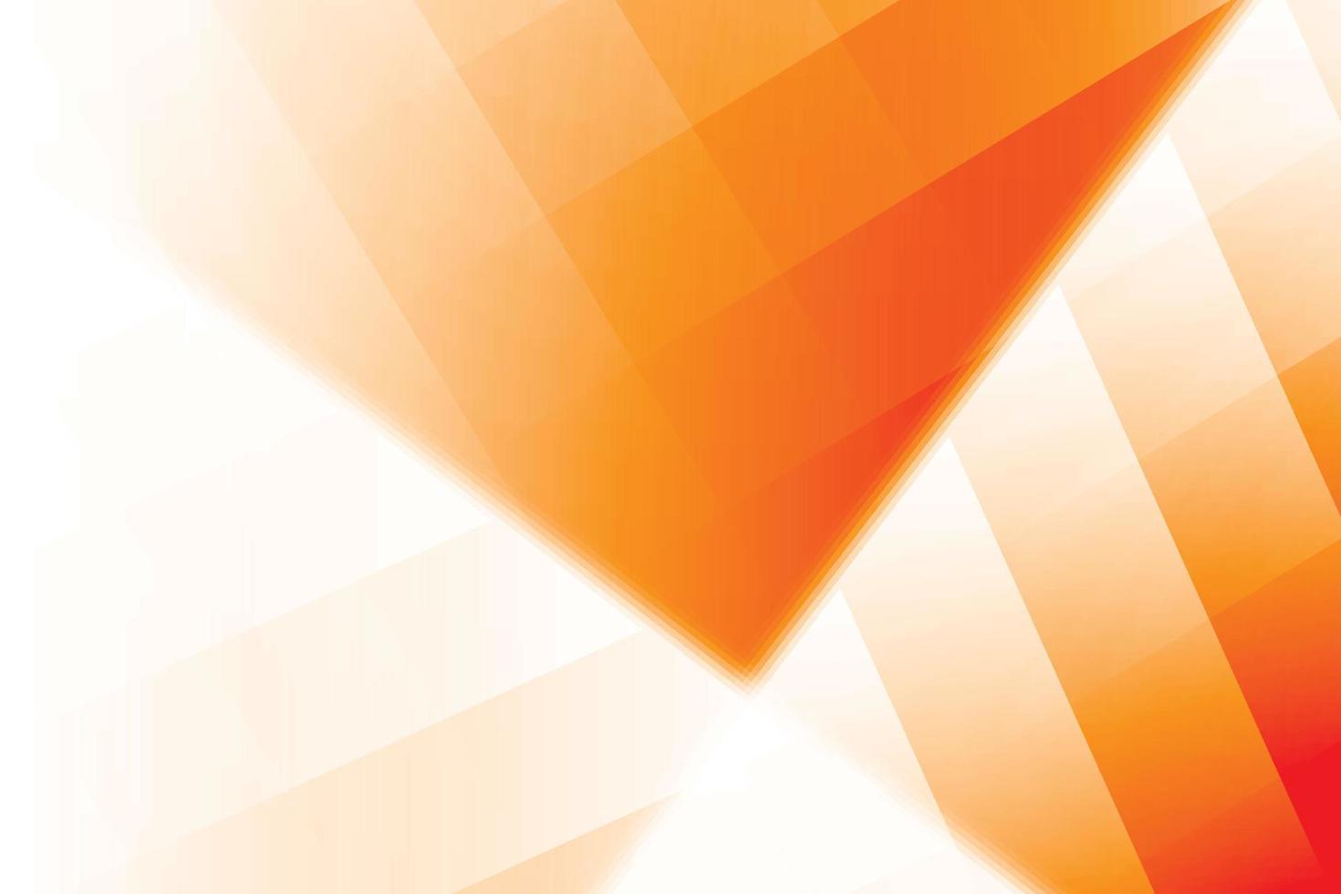 Fondo abstracto de color naranja y blanco con forma geométrica. ilustración vectorial. vector