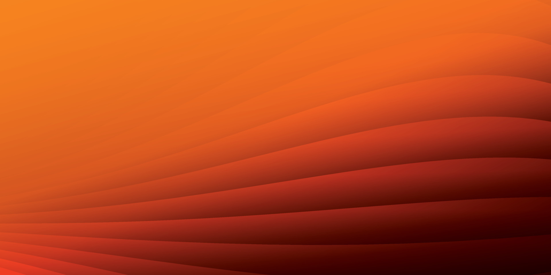 Abstract orange color background with geometric round shape. Vector