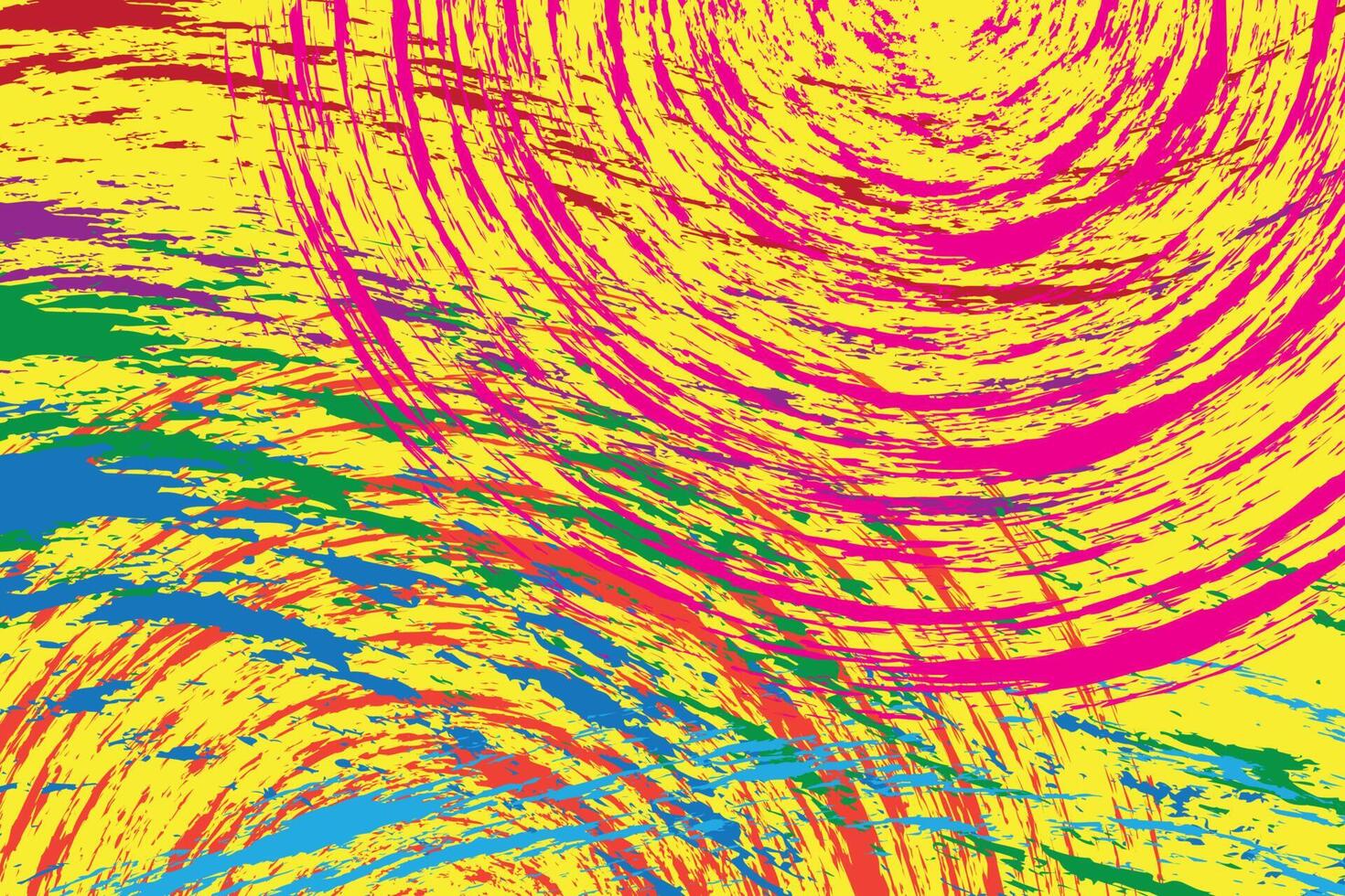 Abstract colorful background with brush style. Vector illustration.