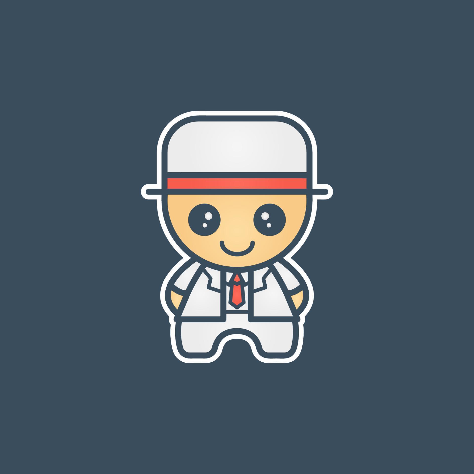 Cute mafia character vector design 5068513 Vector Art at Vecteezy