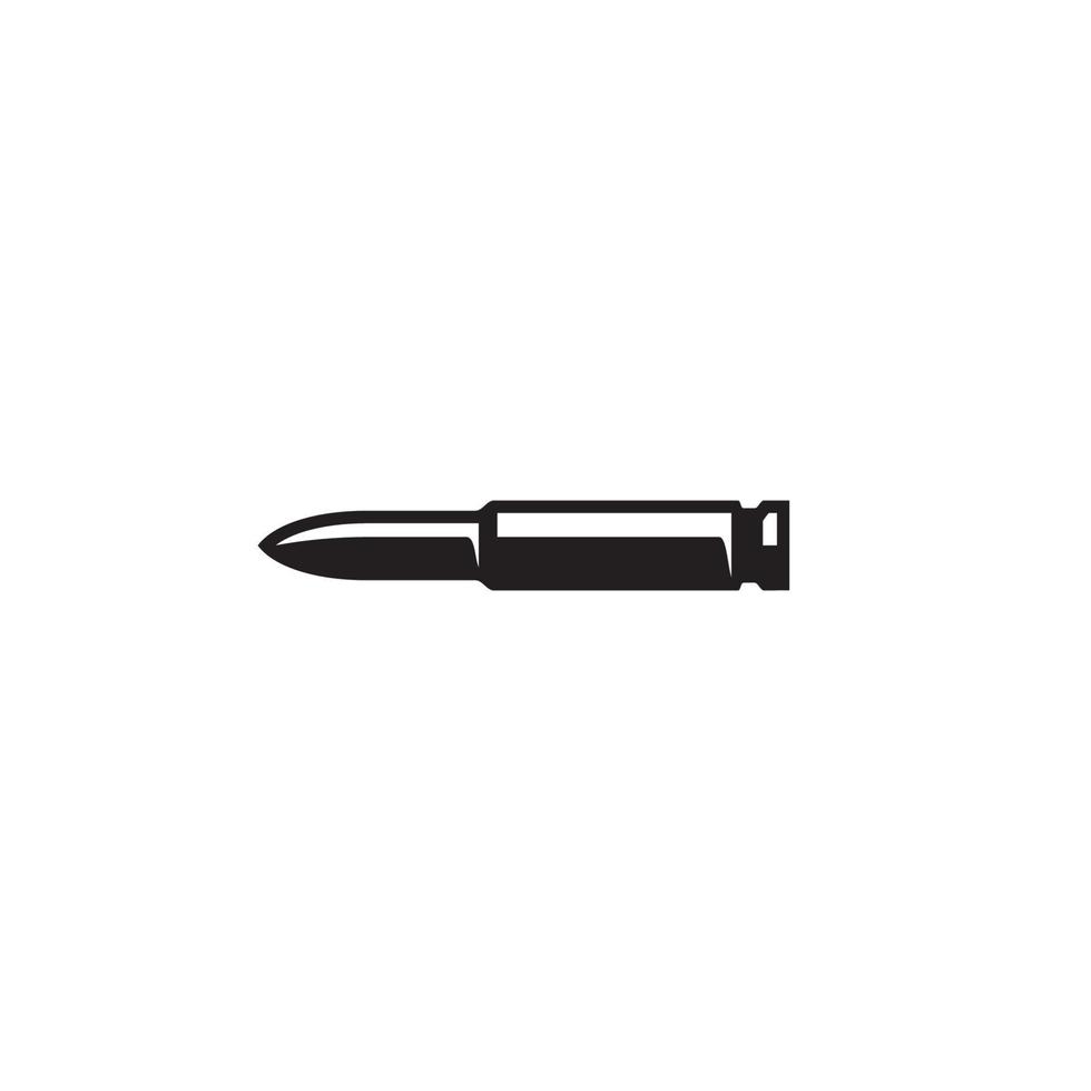 a simple Bullet logo or icon design vector