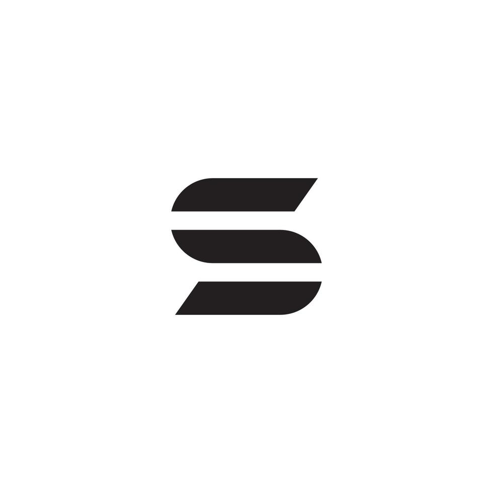 Letter S logo or icon design vector