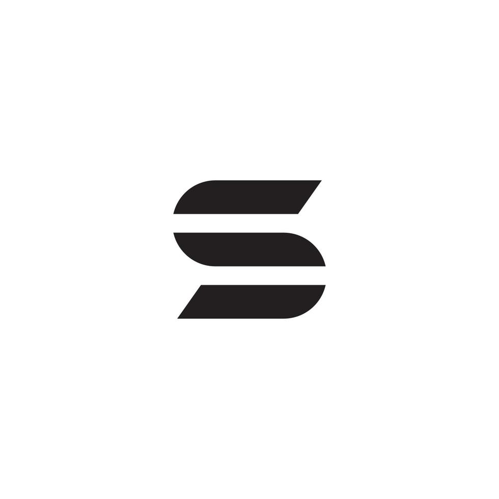 Letter S logo or icon design vector