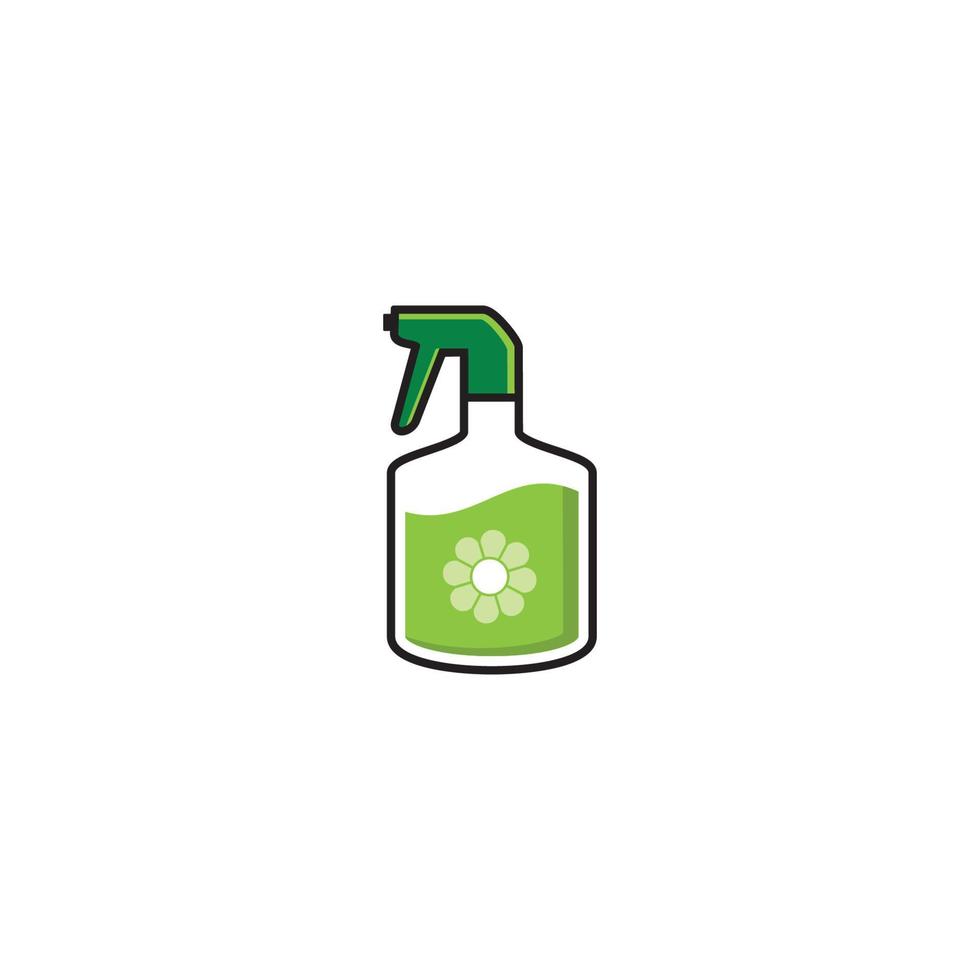 botella de spray diseño de logotipo o icono vector