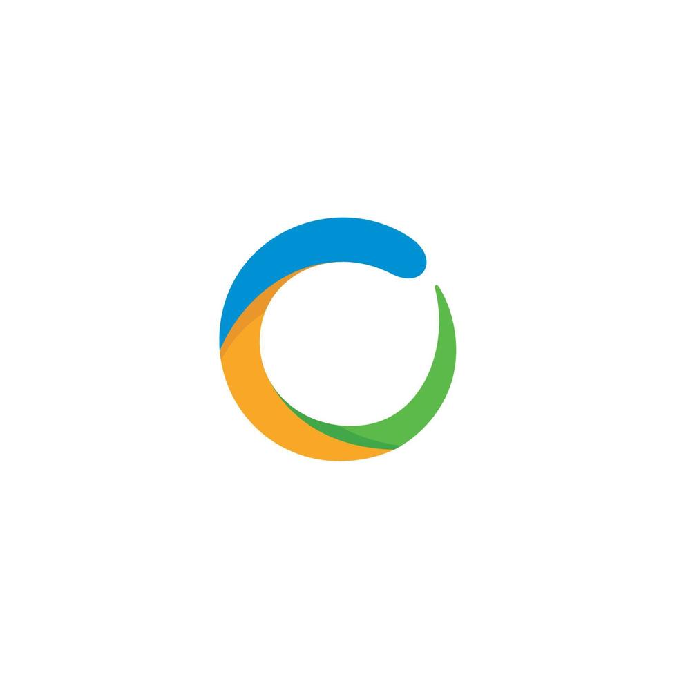 Fresh Swirl logo or icon design vector