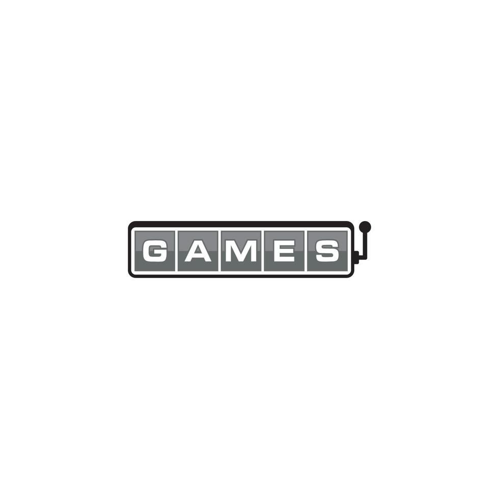 Slot Games logo or icon design. Message us on our Social Media if you need our help to put your business name into the design vector