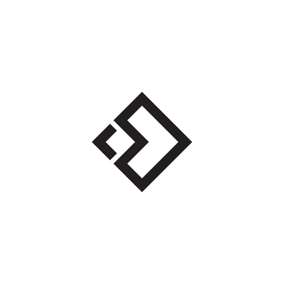 a simple Abstract logo or icon design vector