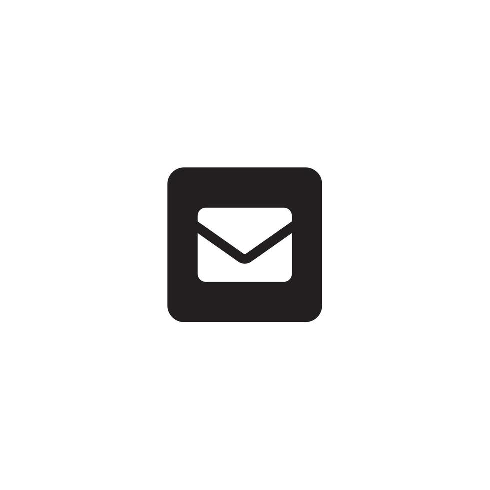 un simple diseño de logotipo o icono de correo vector