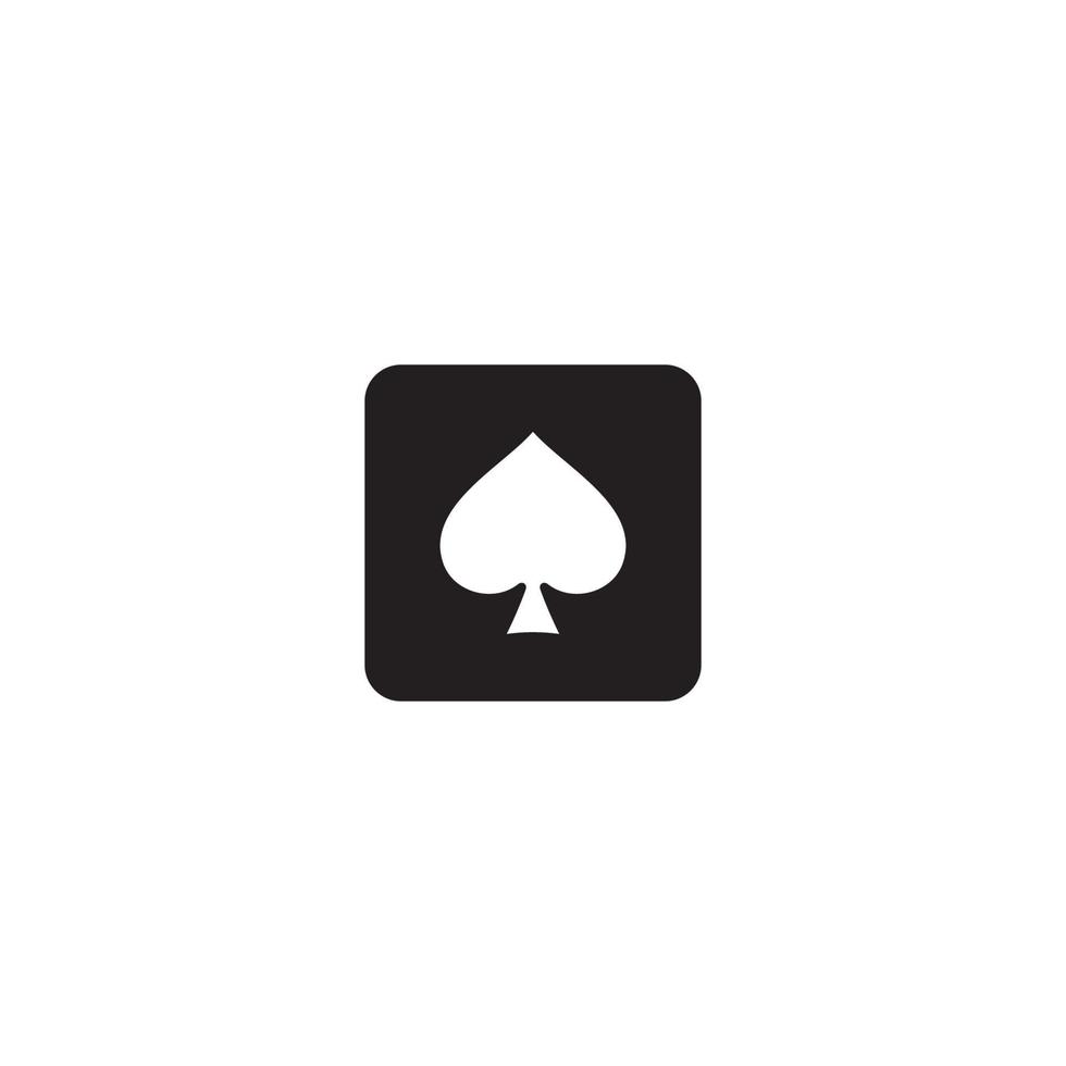 a Spade logo or icon design vector