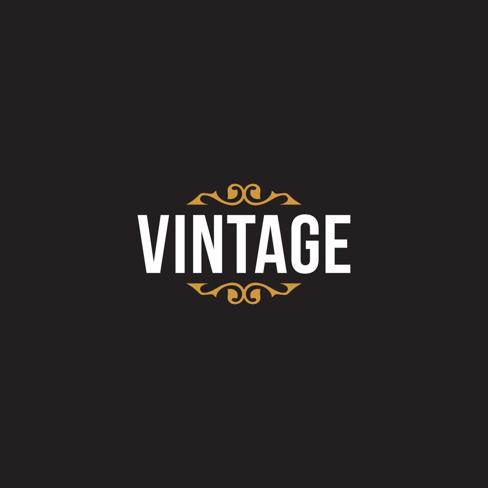 a simple Vintage wordmark logo design. Message us on our Social Media if you need our help to put your business name into the design vector