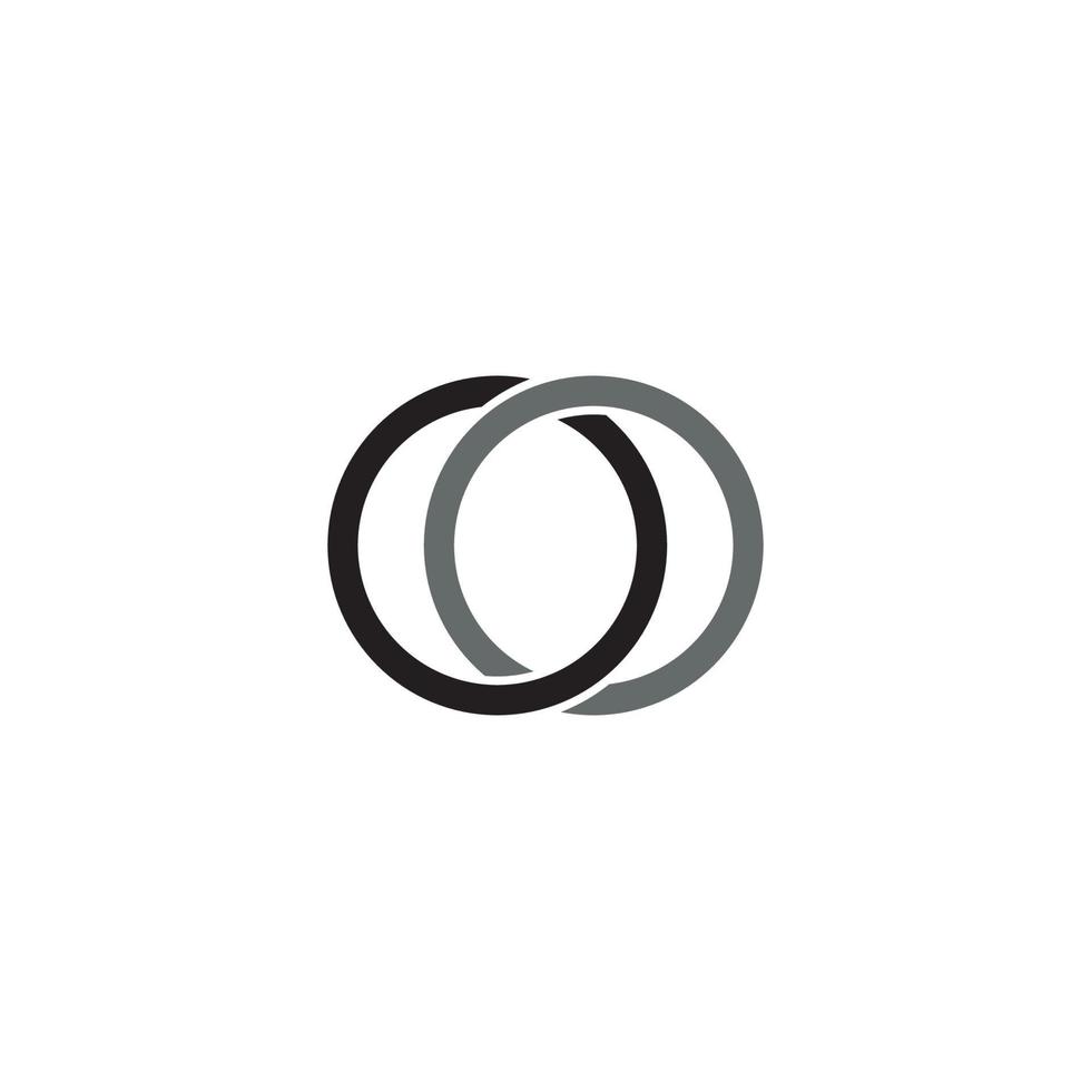 a simple Ring logo or icon design vector