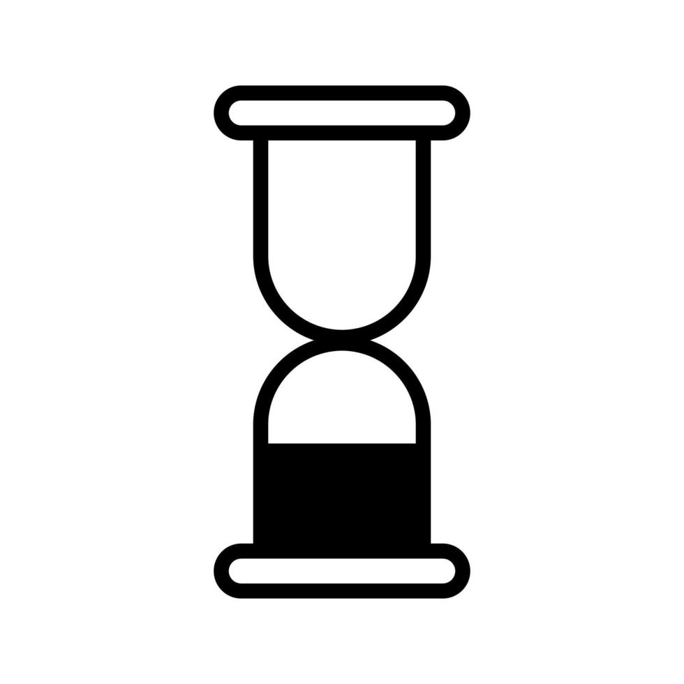 sandglass icon vector