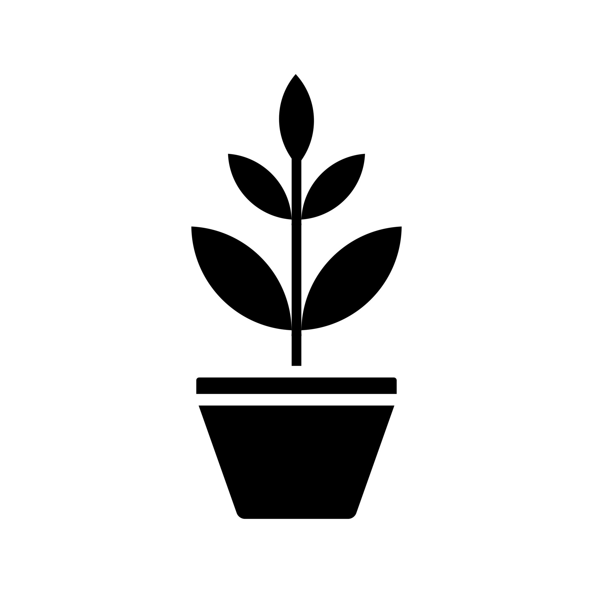 plant in the pot icon vector 5068805 Vector Art at Vecteezy
