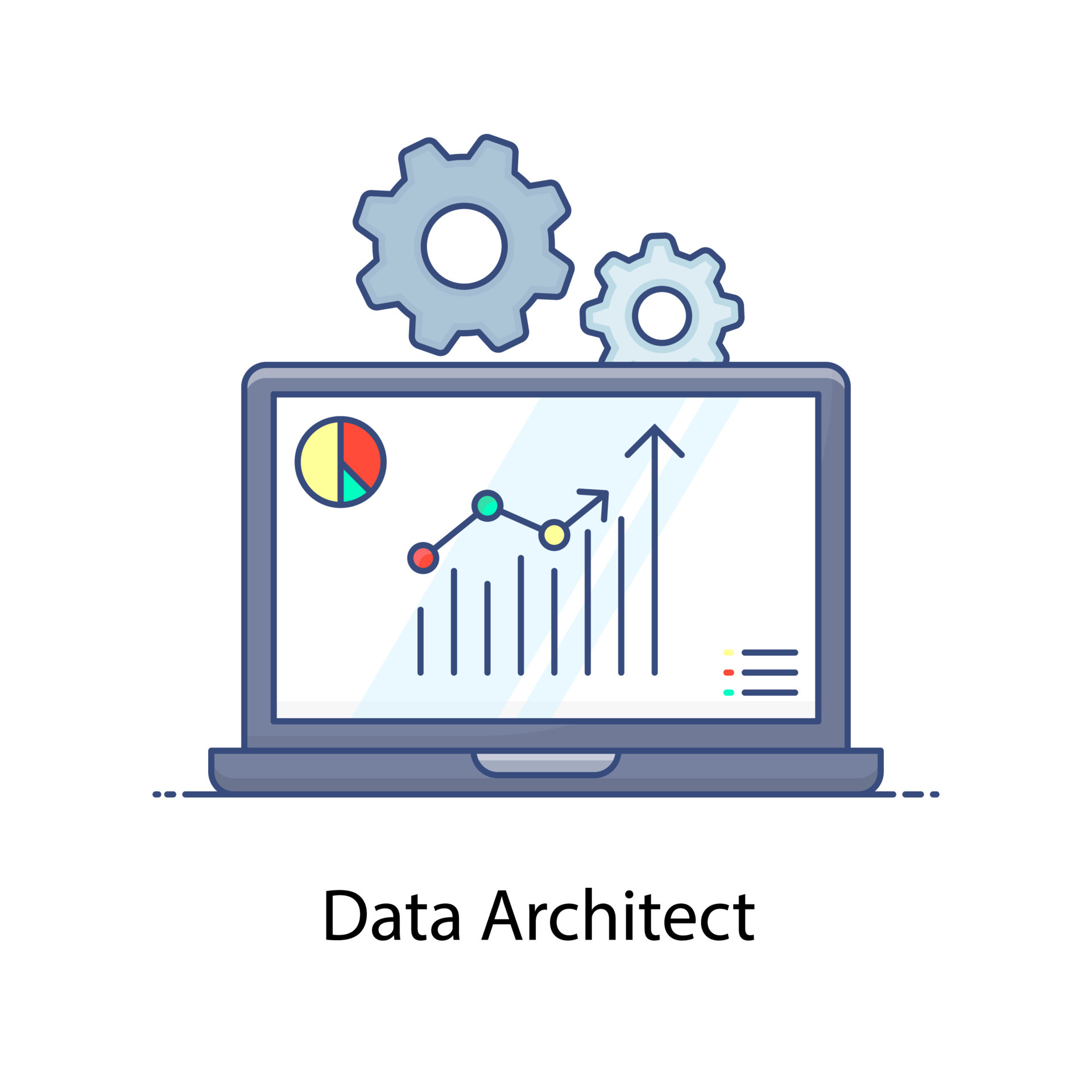 Vector of data architect in editable flat style 5068912 Vector Art at ...