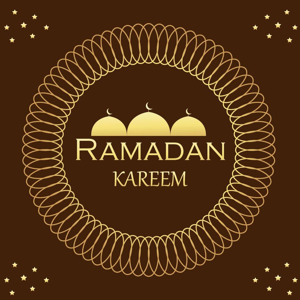 diseño de ilustración vectorial de ramadan kareem vector