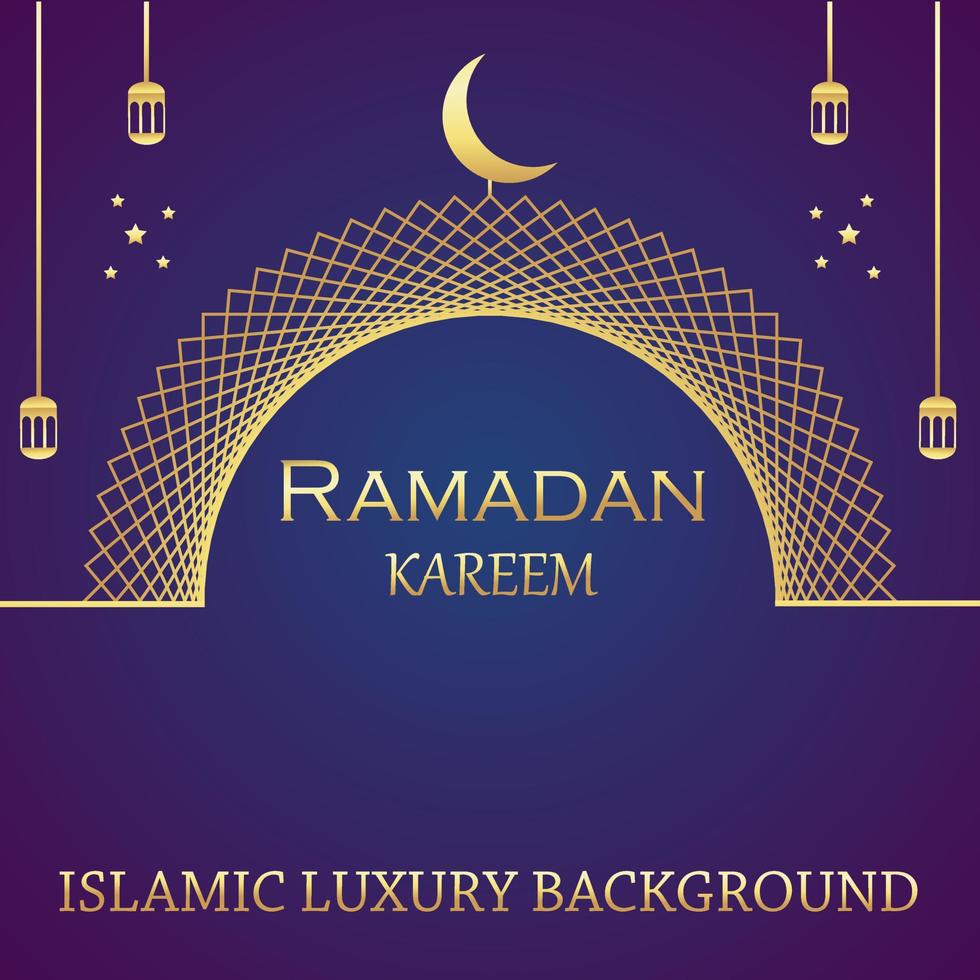 Illustration vector design of Ramadan Kareem