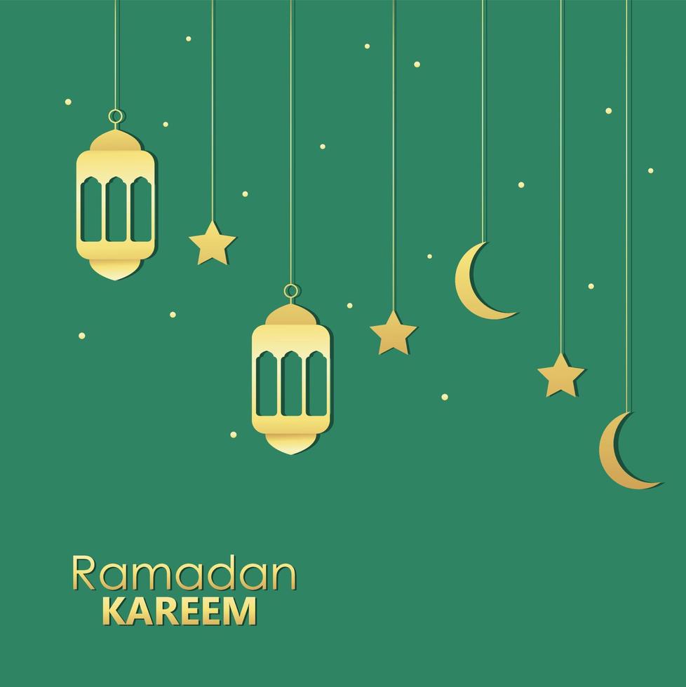 Illustration vector design of Ramadan Kareem