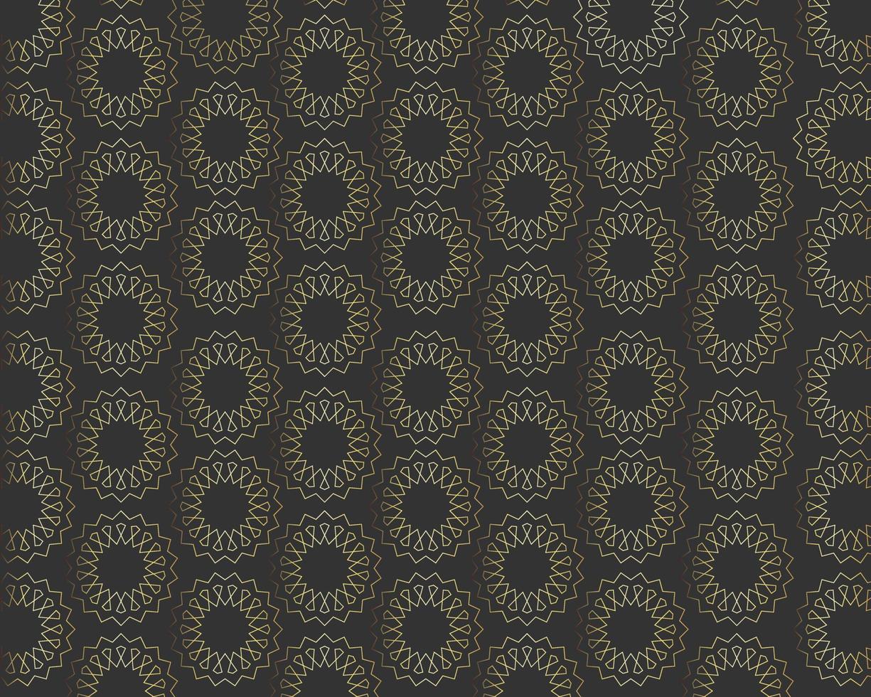 Illustration vector design of seamless pattern mandala