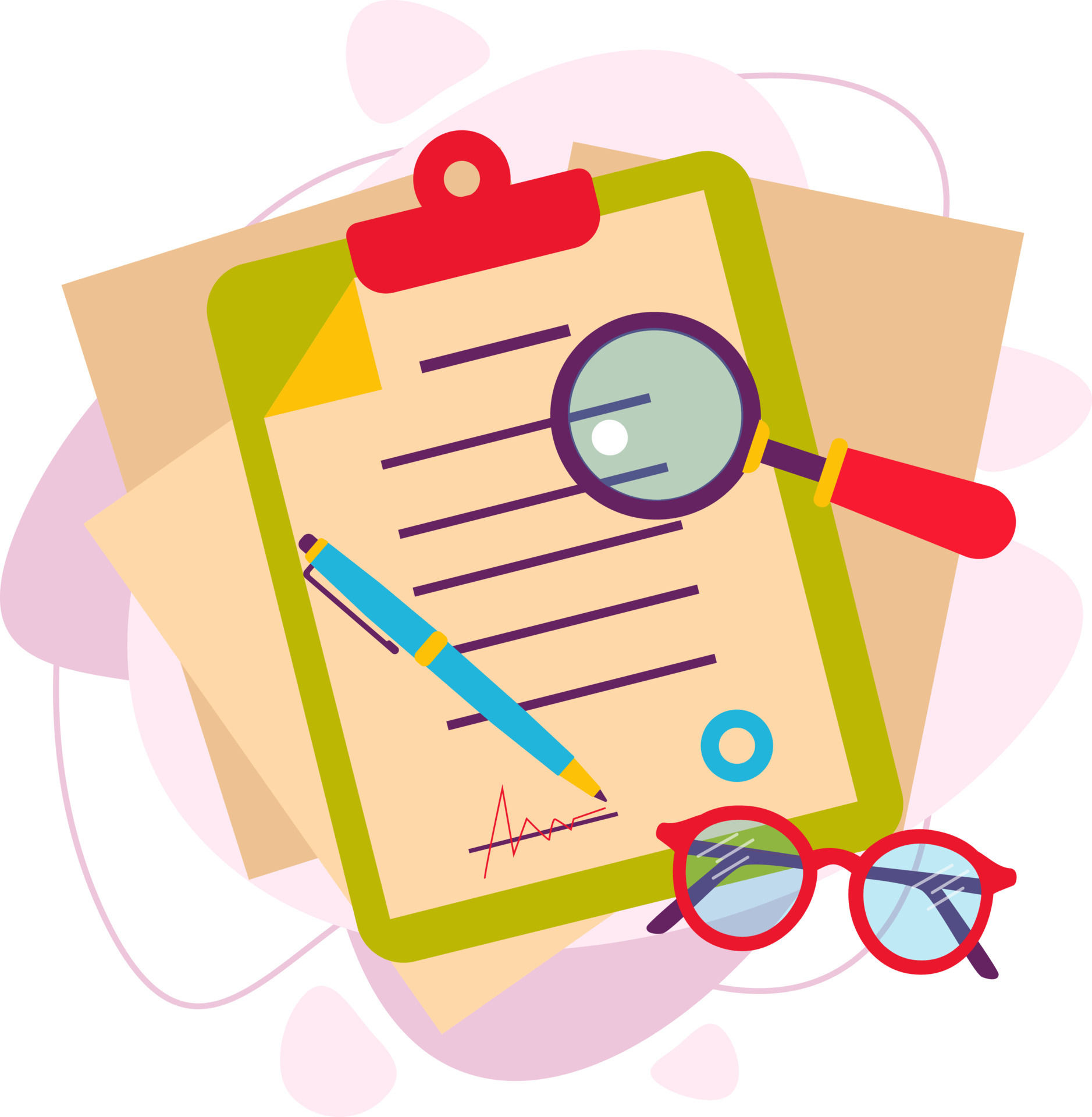 Verification of documents. Accounting documentation, business research