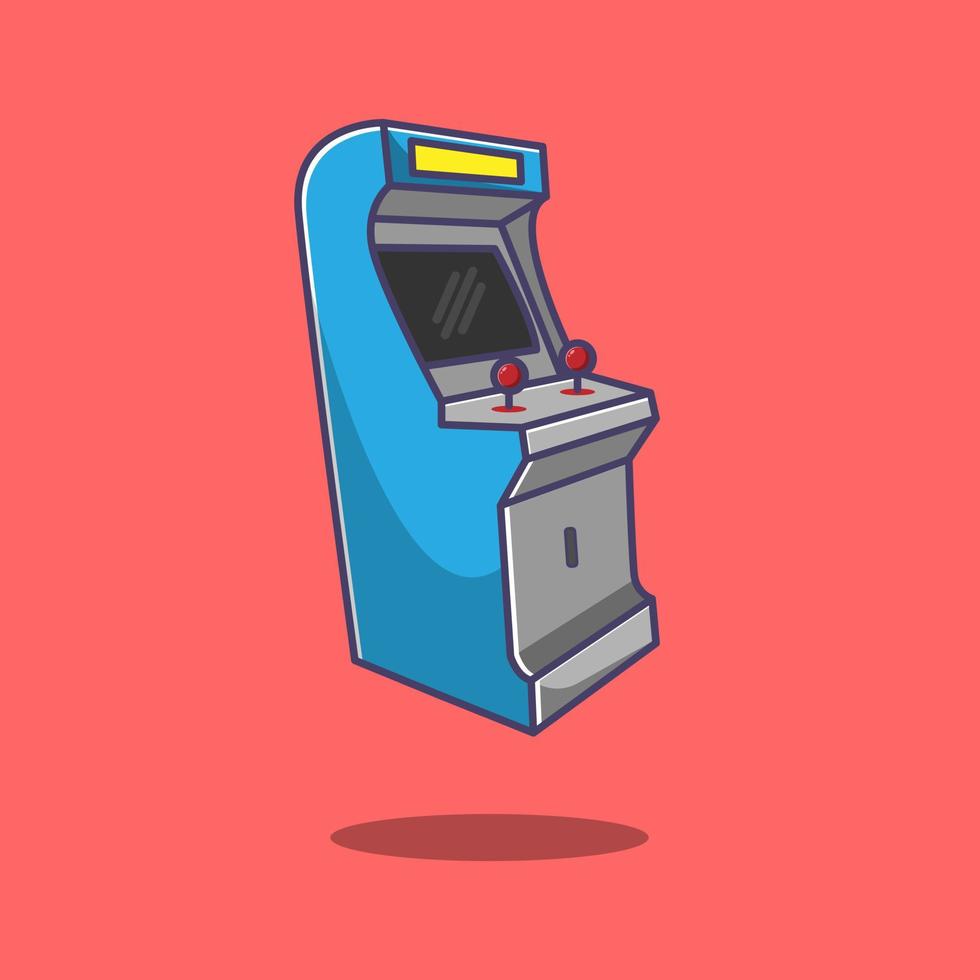 ilustración de juego de arcade vector