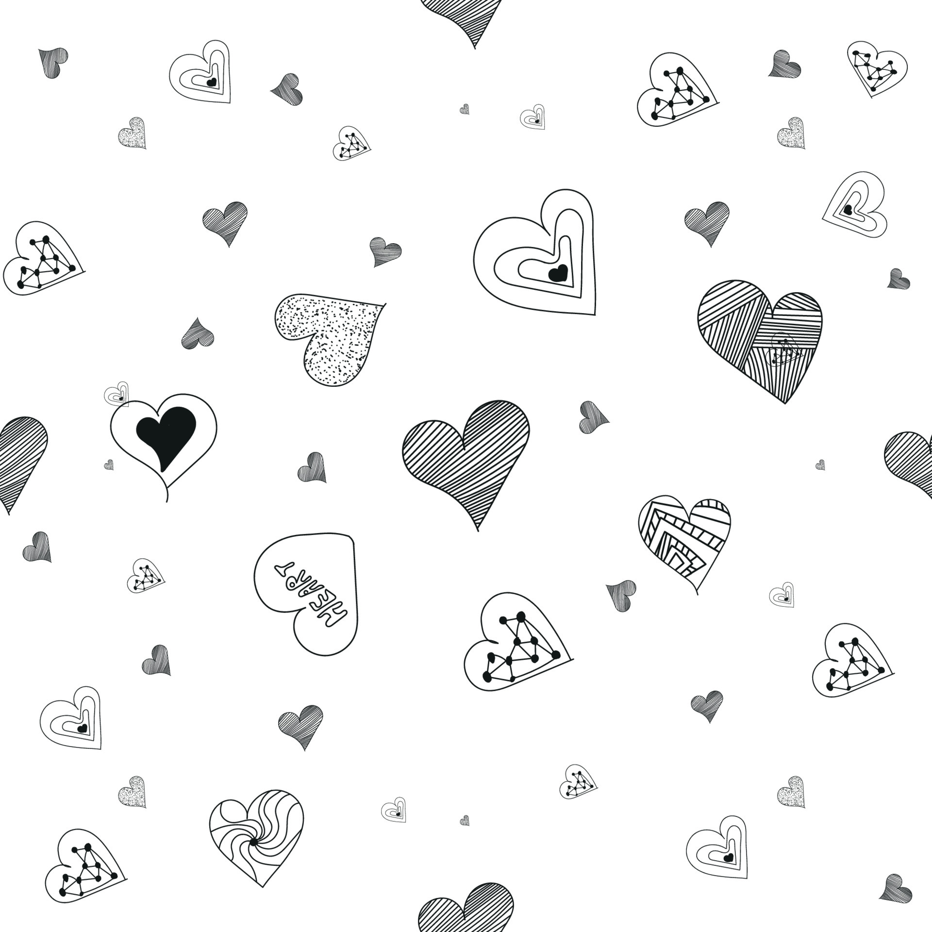 67 Black And White Heart Wallpaper  WallpaperSafari