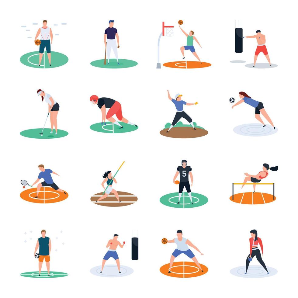 Bundle Of Hockey vector