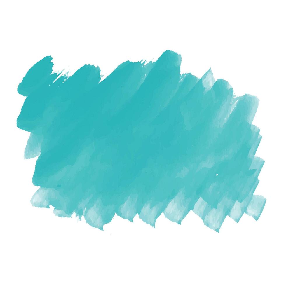 Hand draw colorful brush stroke watercolor design vector