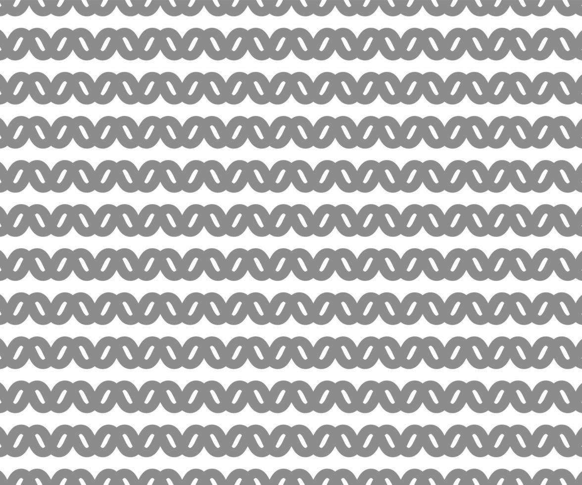 patrón de líneas en zig zag. línea ondulada negra sobre fondo blanco. Ilustración de vector de onda abstracta. papel digital para relleno de páginas, diseño web, impresión textil. arte vectorial.