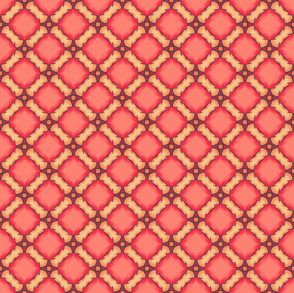 Plantilla y textura de patrón transparente de color pastel rojo y amarillo. multicolor. colorido diseño gráfico ornamental. vector