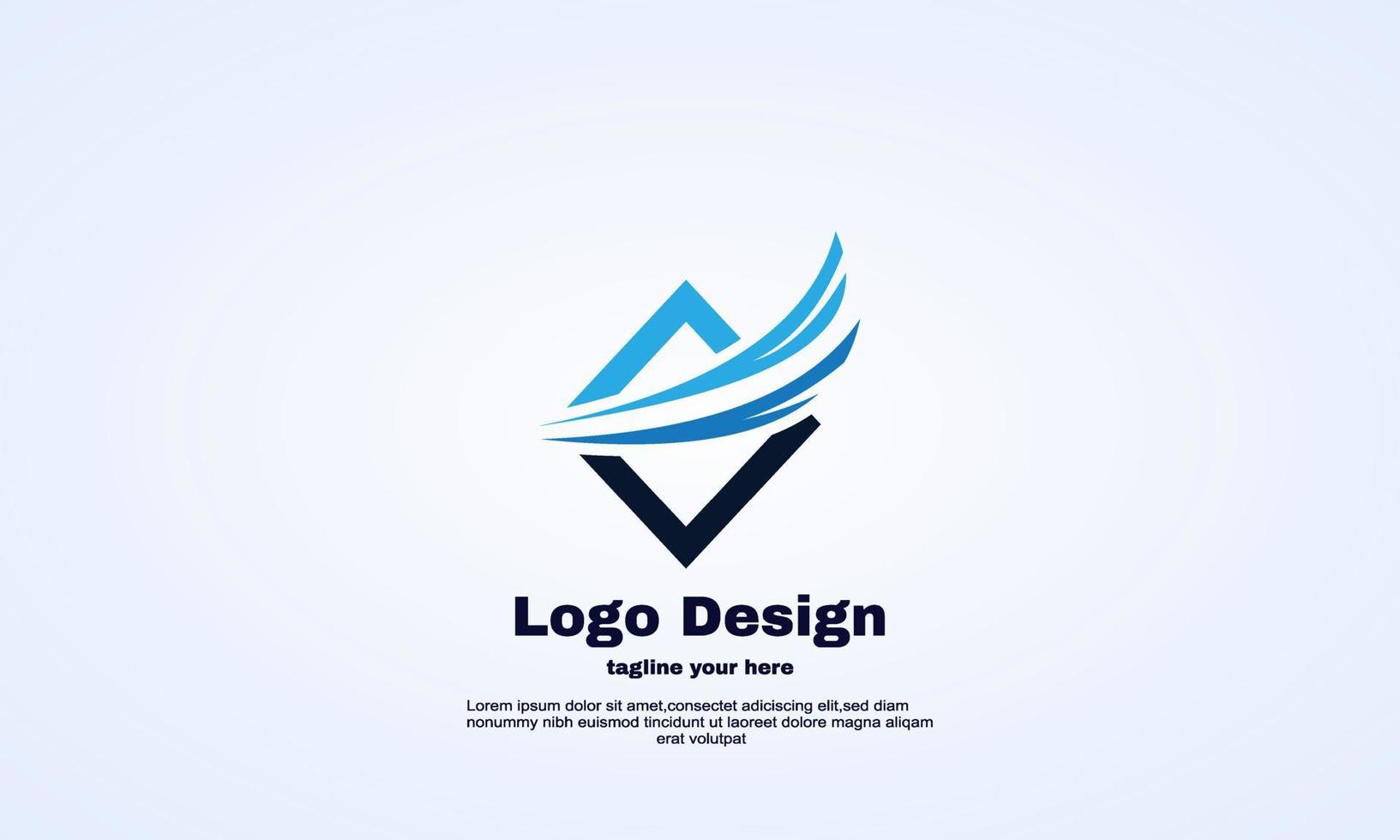 illustration wing falcon logo template vector