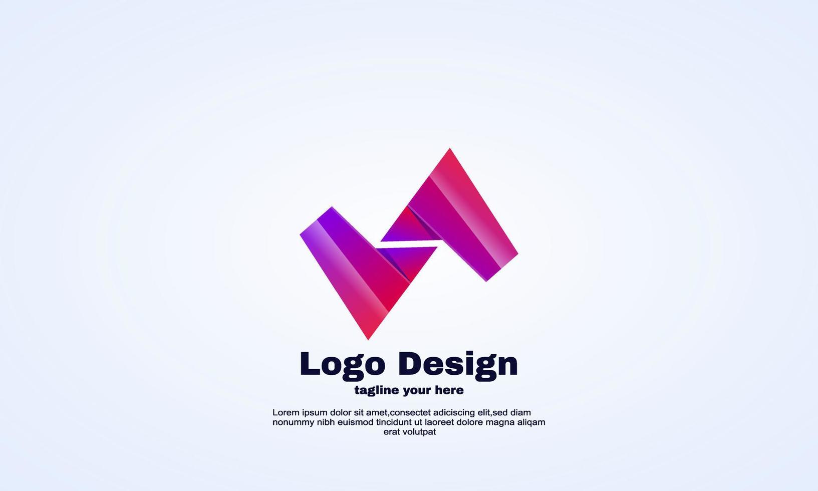 creative abstract letter s twisted logo vector