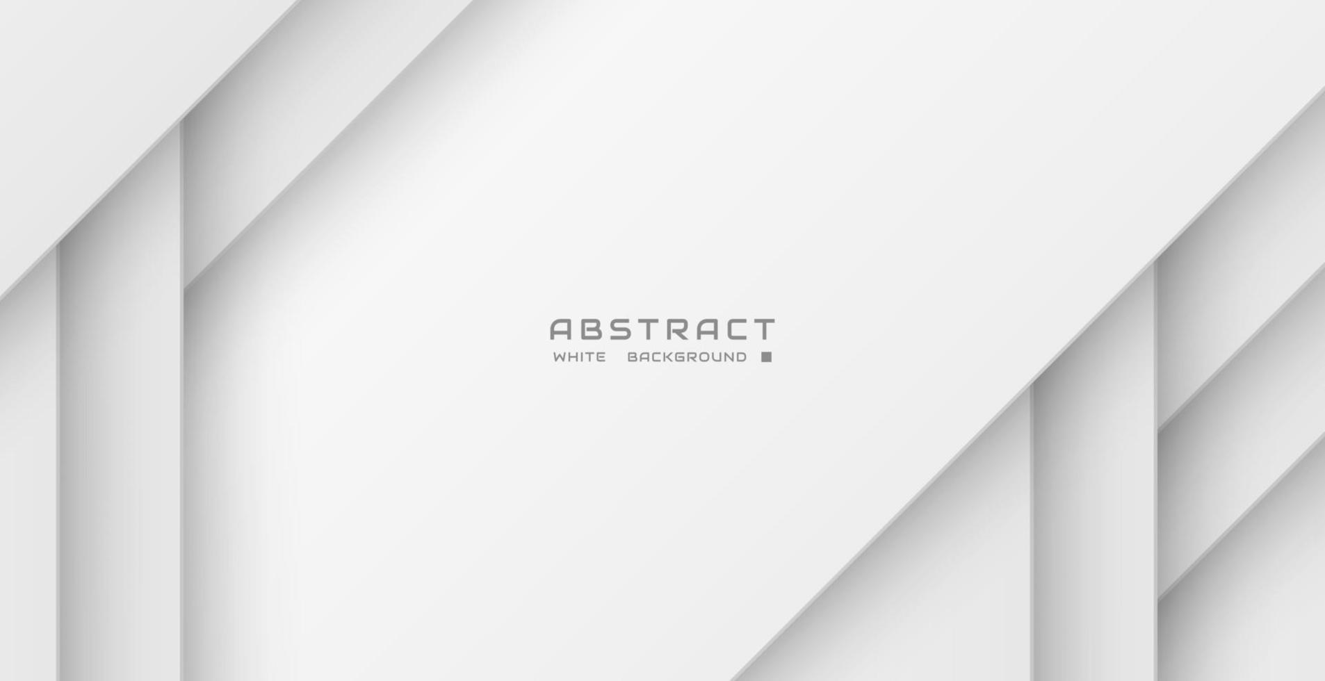Abstract white background with creative scratch and overlapping shape vector