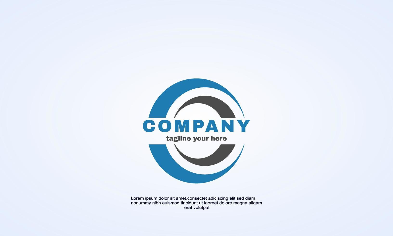 vector circle generic logo design company