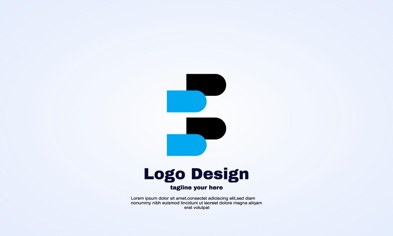 plantilla de diseño de logotipo de empresa de marca de vector colorido