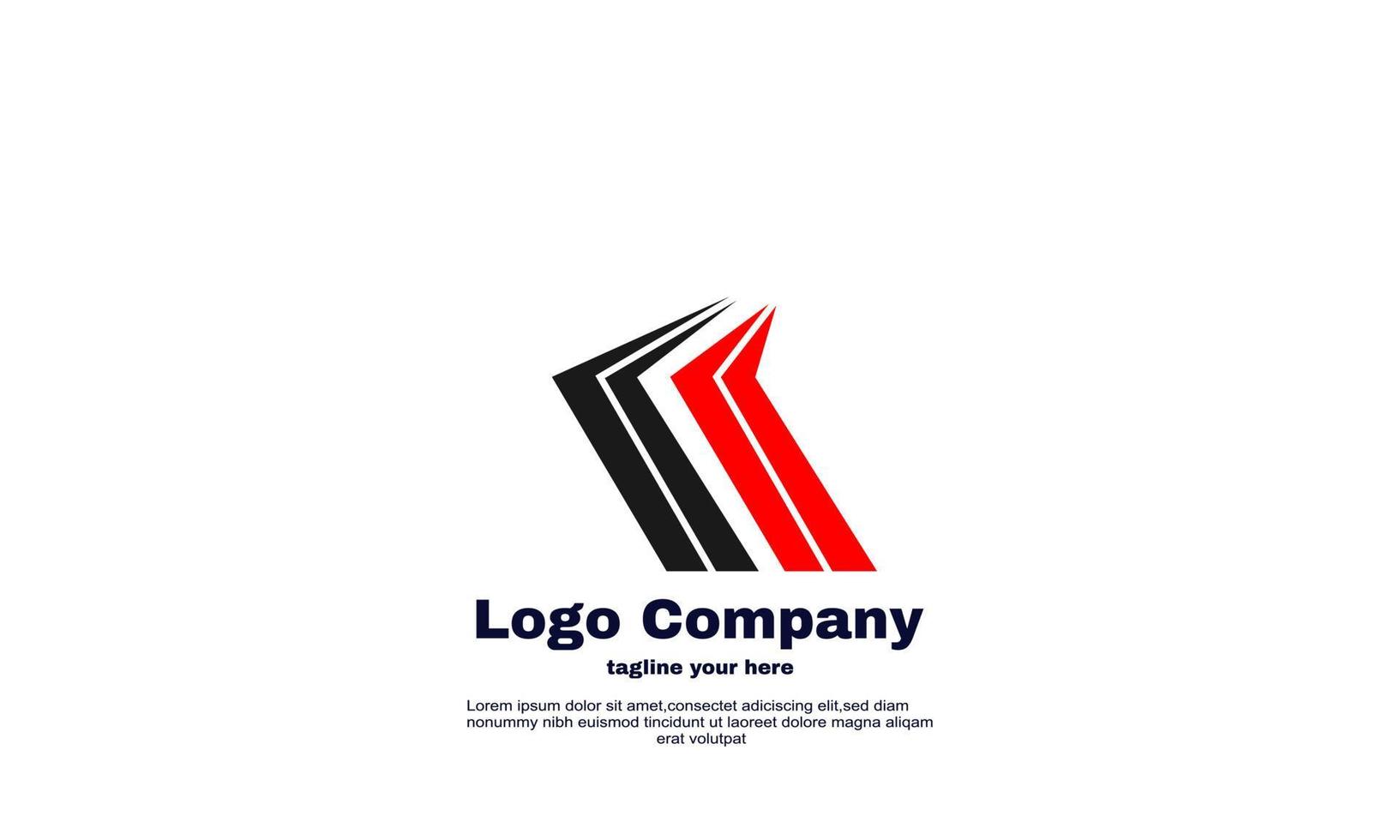 vector road logo symbol template red color
