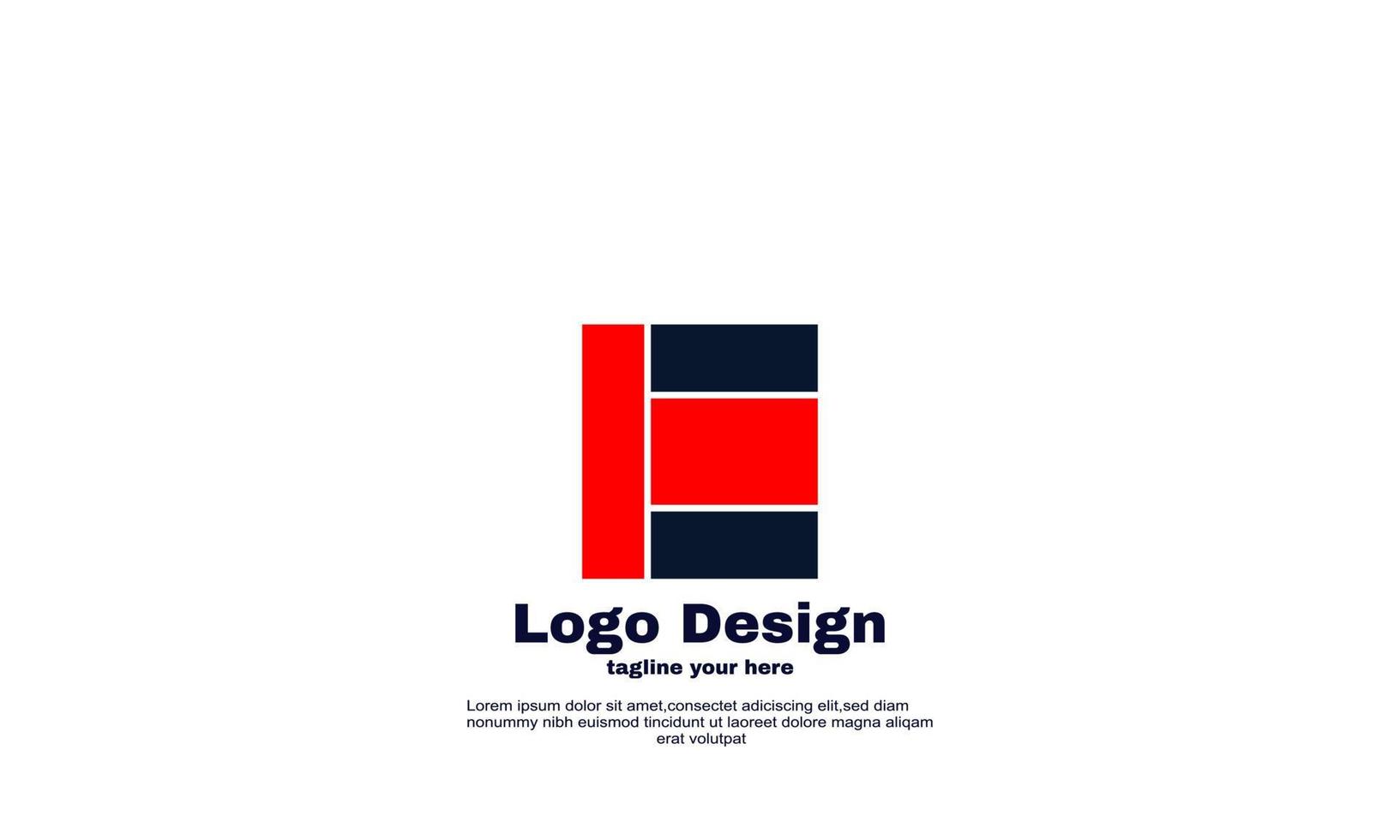 stock abstract creative concept logo company and business design vector
