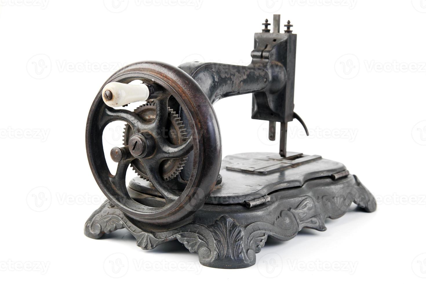 vieja máquina de coser foto