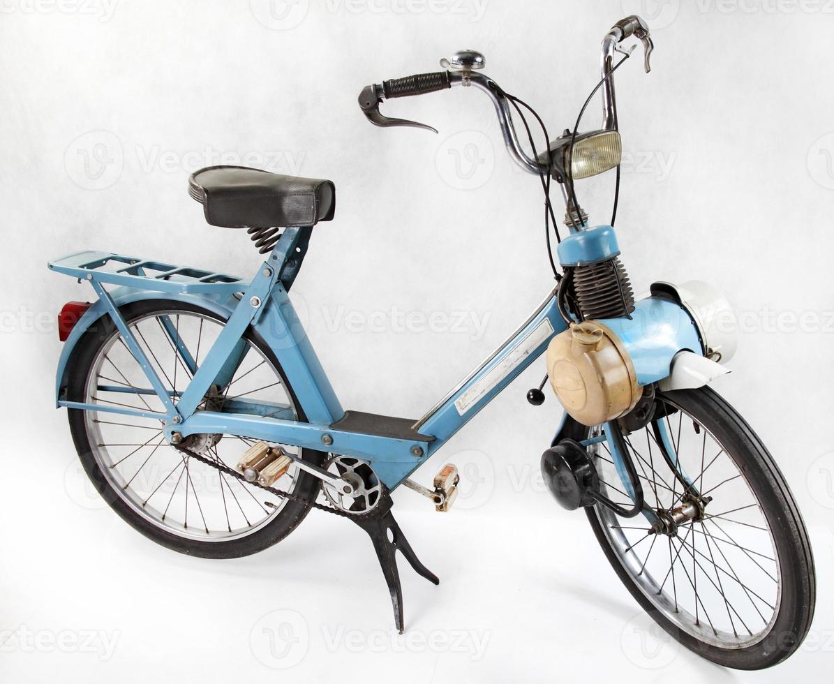 Antique Motorized Pedal Bike photo