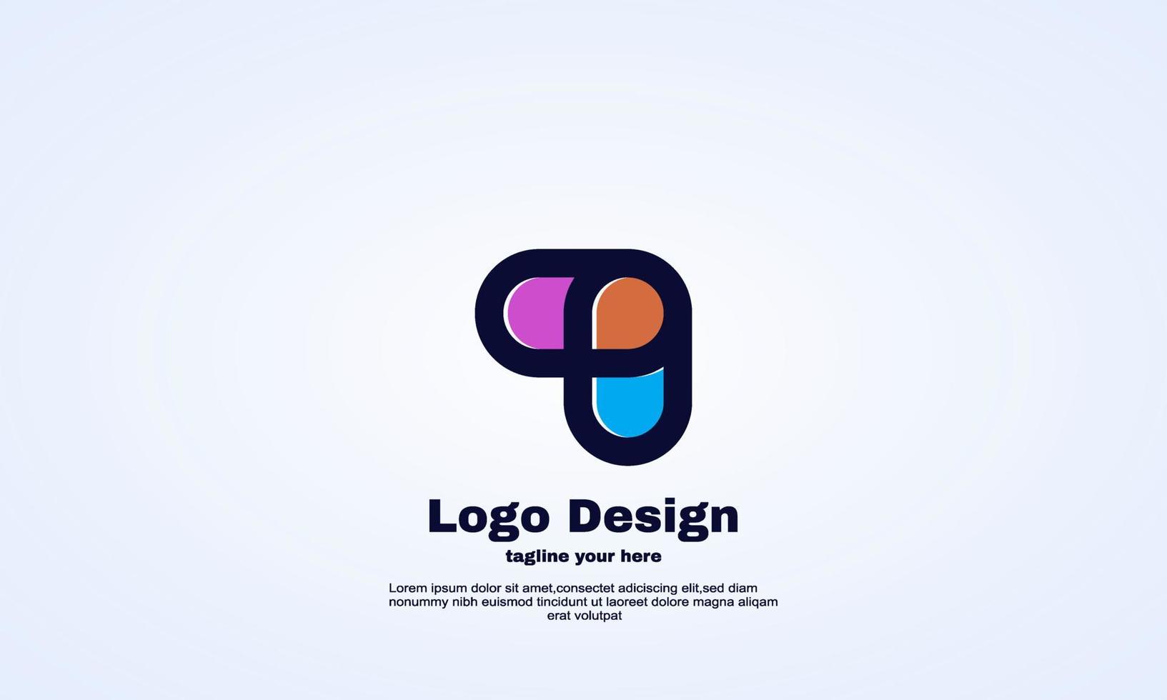 abstract company business logo designs template concept simple vector