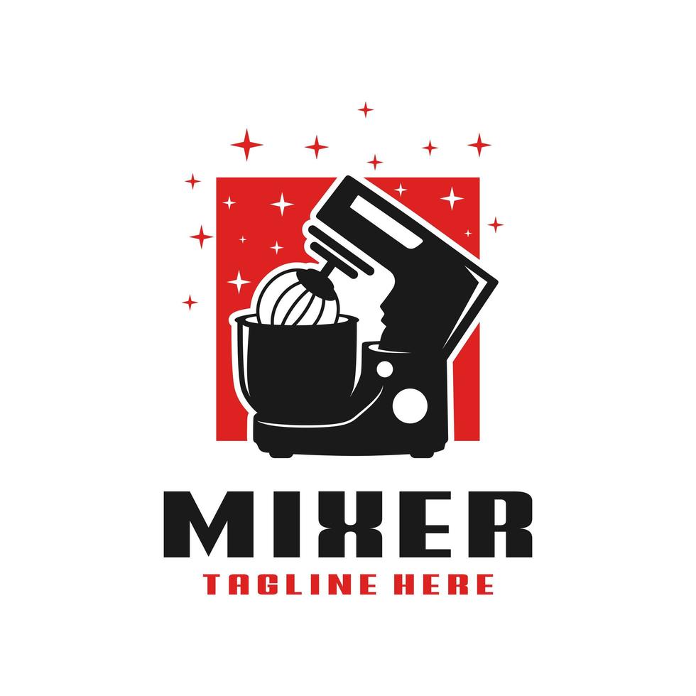 Cake Maker Mixer Tool Logo vector